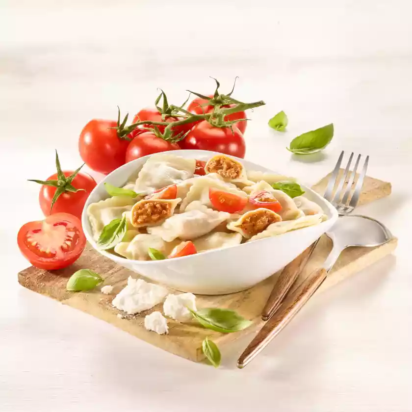BIO Ravioli mit Tomaten-Käse-Füllung, 2 x 250 g