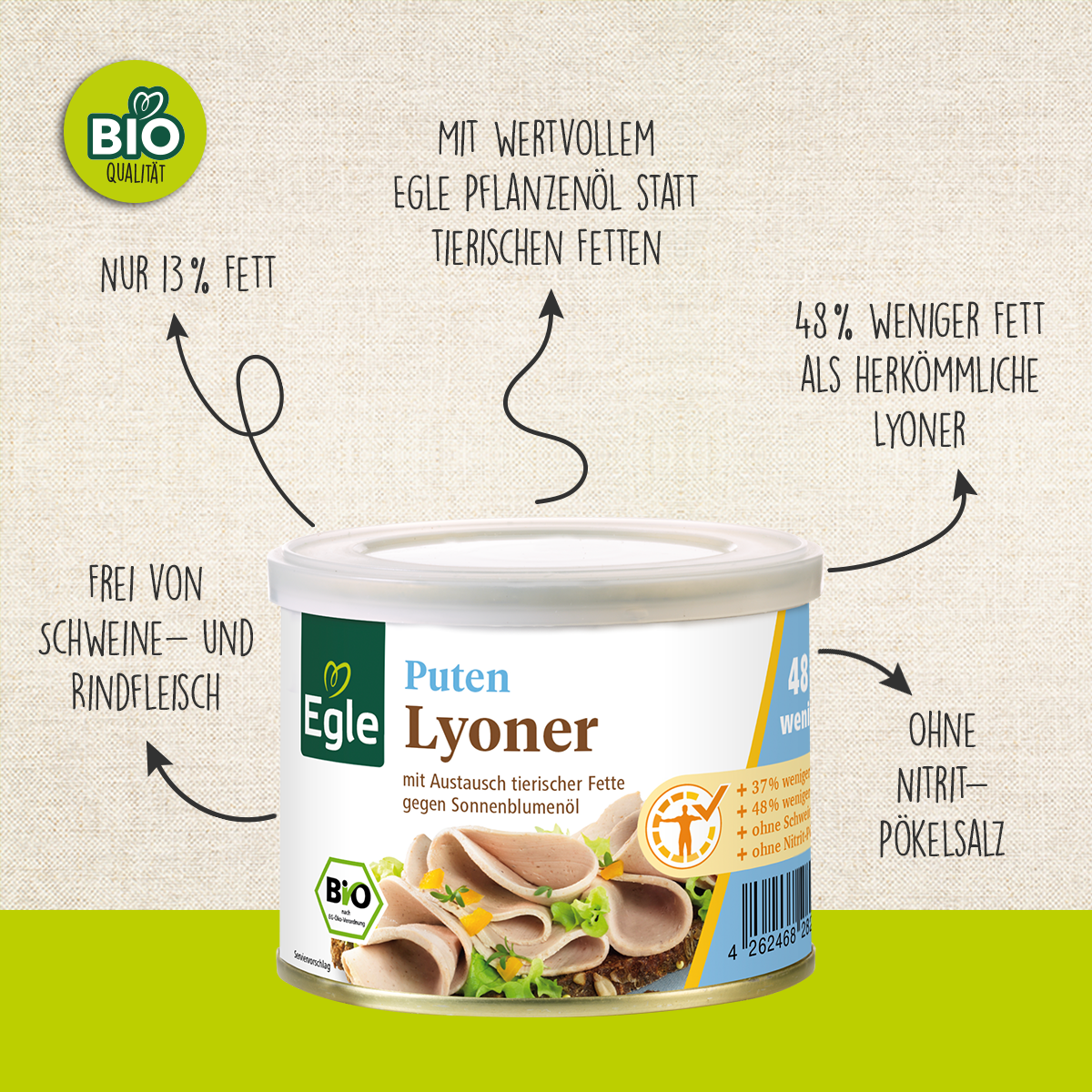 BIO Puten-Lyoner, 200 g