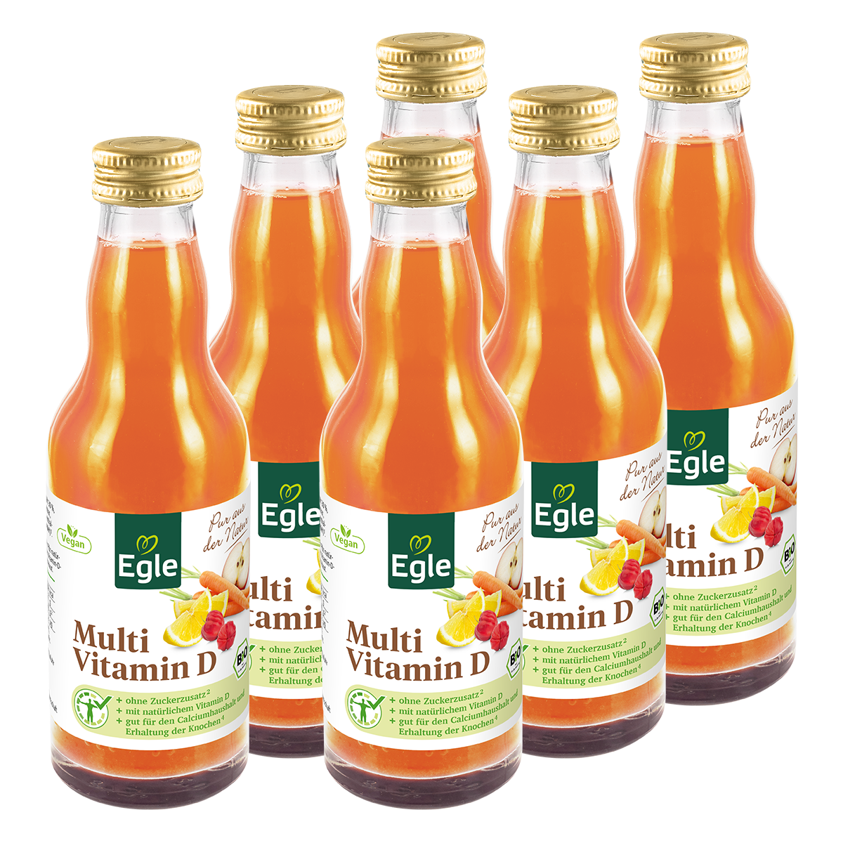 BIO Multi Vitamin D Saft, 6 x 200 ml