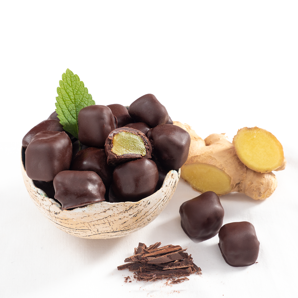 Ingwer in Schokolade, 250 g