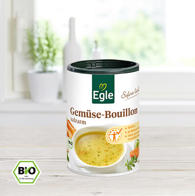 Salzarme Gemüse-Bouillon