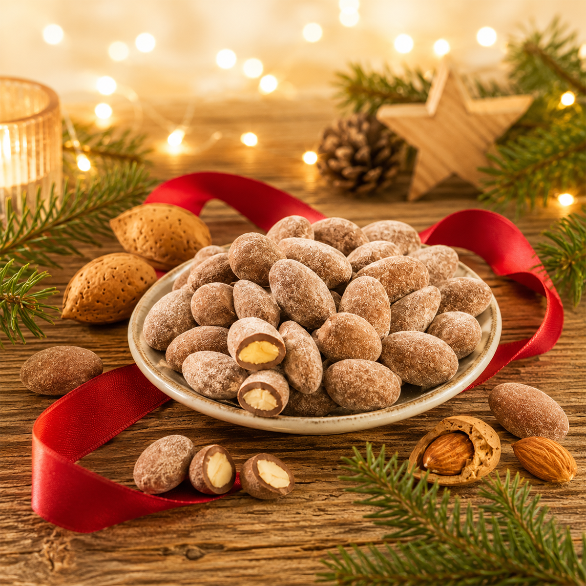 BIO Weihnachts-Mandeln, 250 g