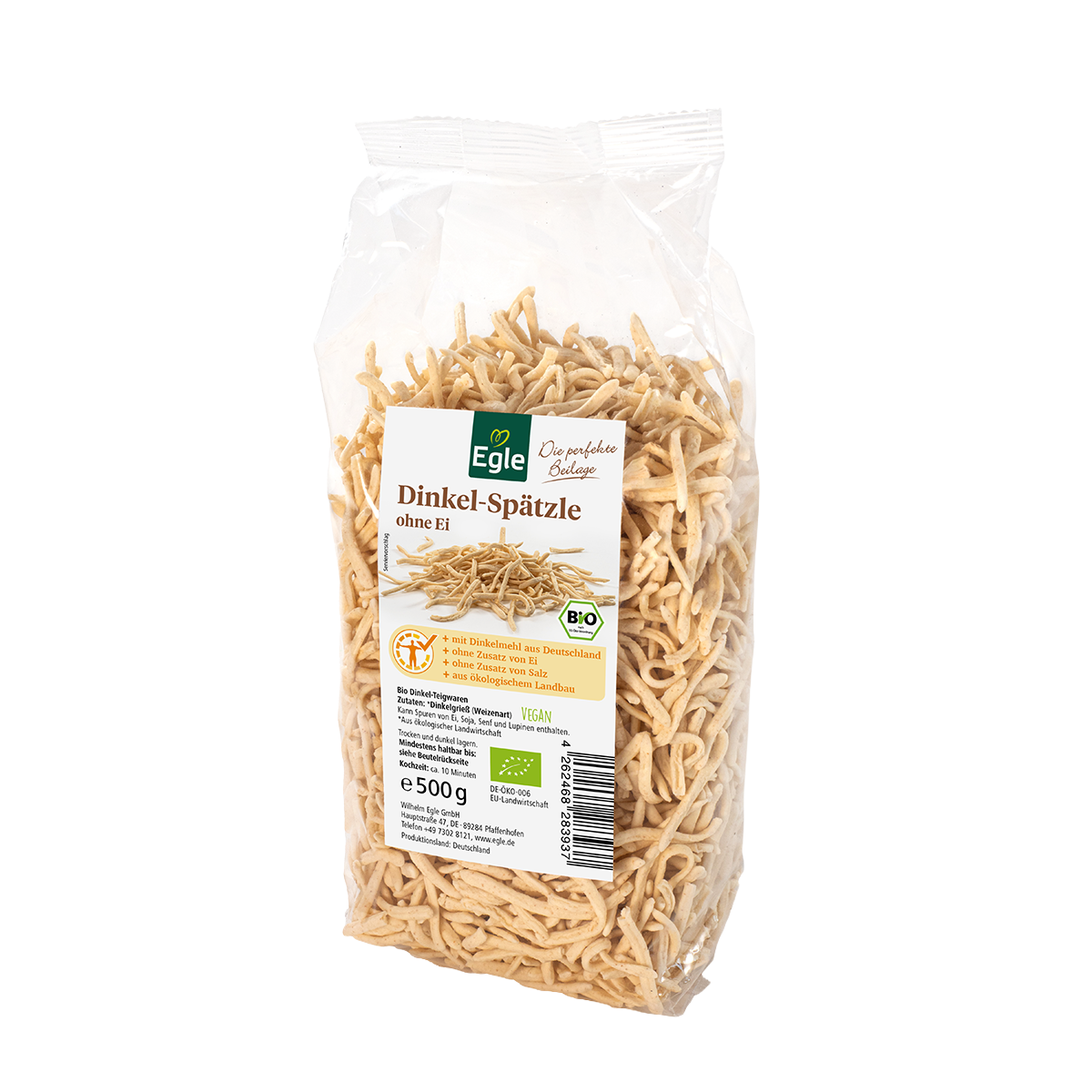 BIO Dinkel-Spätzle, 500 g