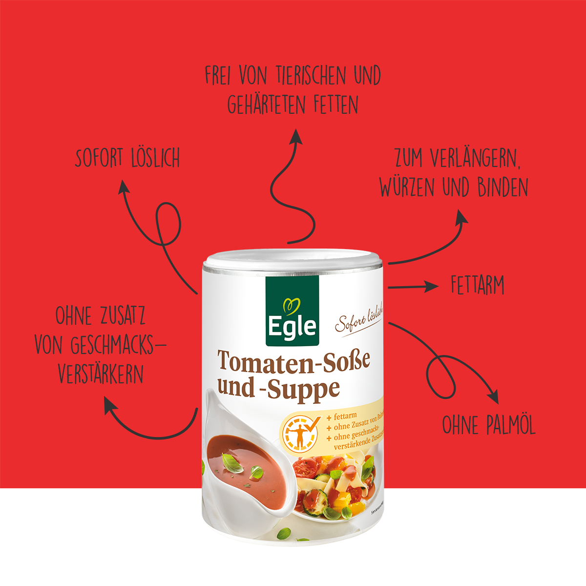 Tomaten-Soße/-suppe 3 x 180 g