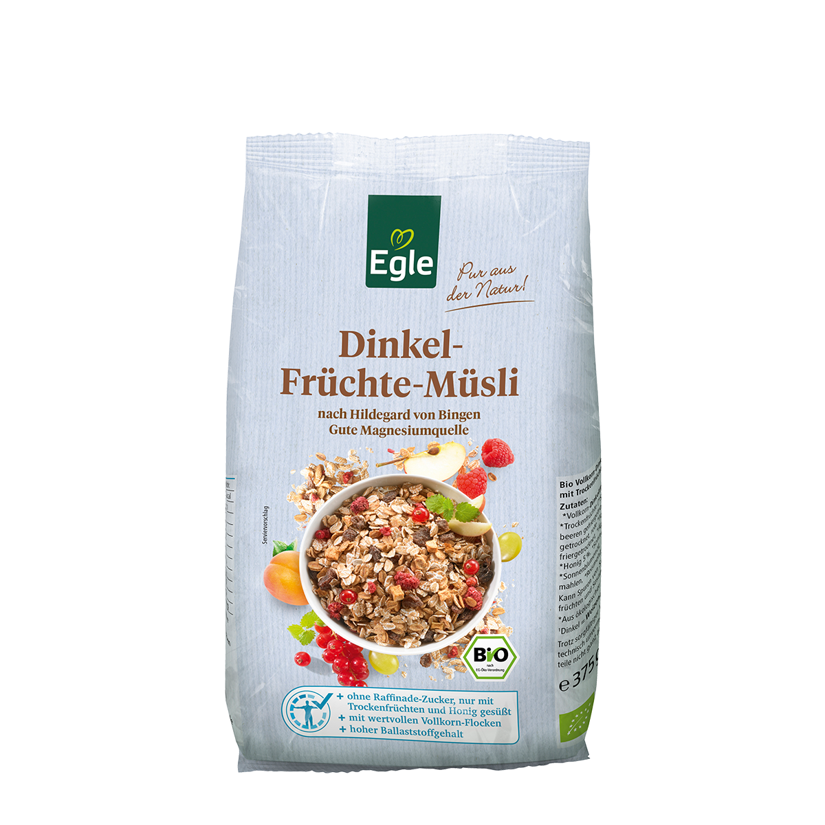 BIO Dinkel-Früchte-Müsli, 375 g