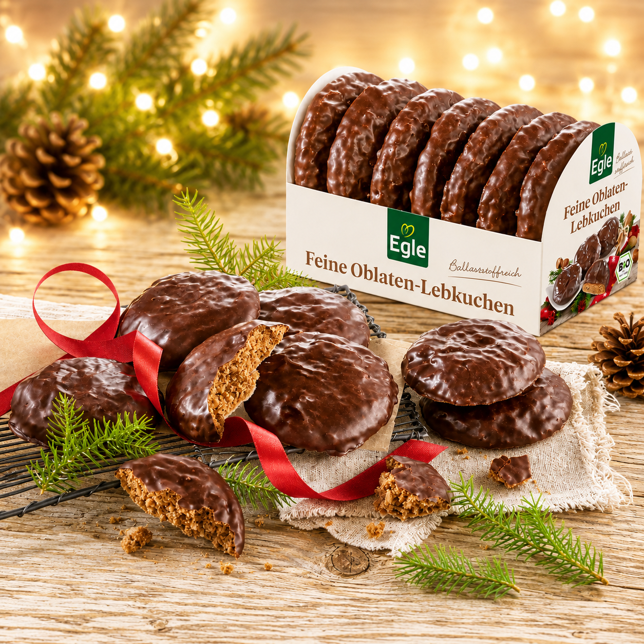 BIO Feine Oblaten-Lebkuchen, 200 g