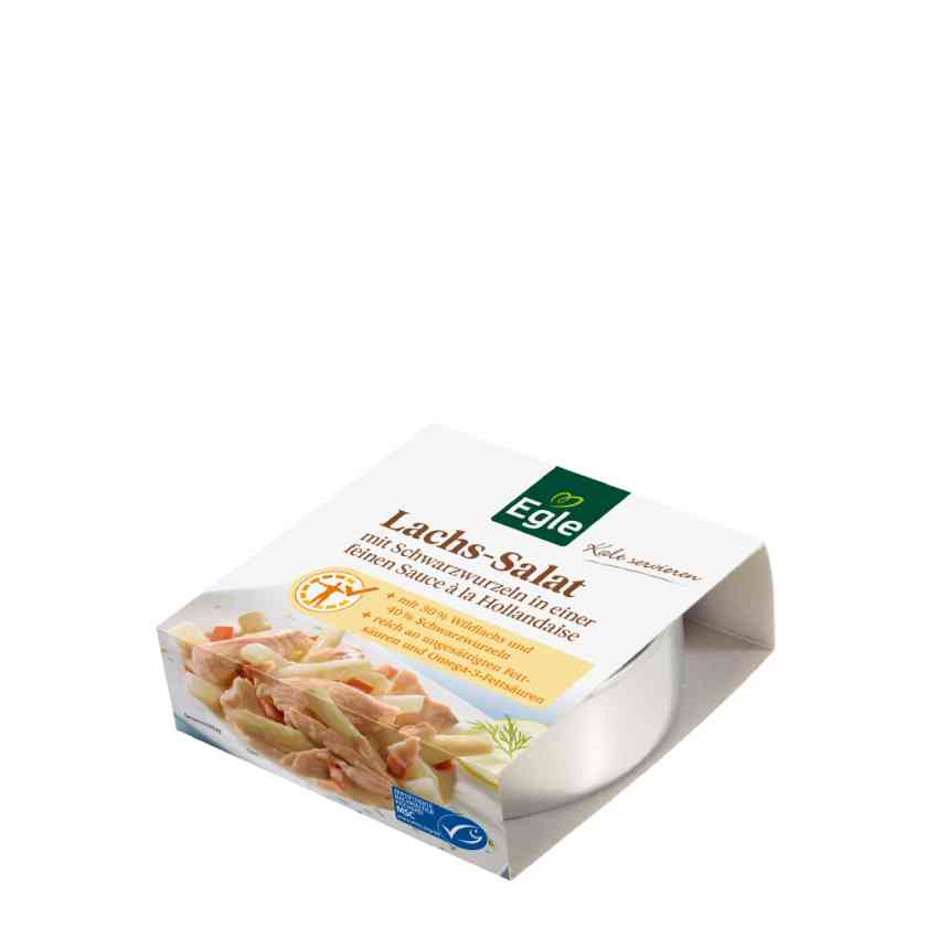 Lachssalat mit Schwarzwurzeln, 190 g