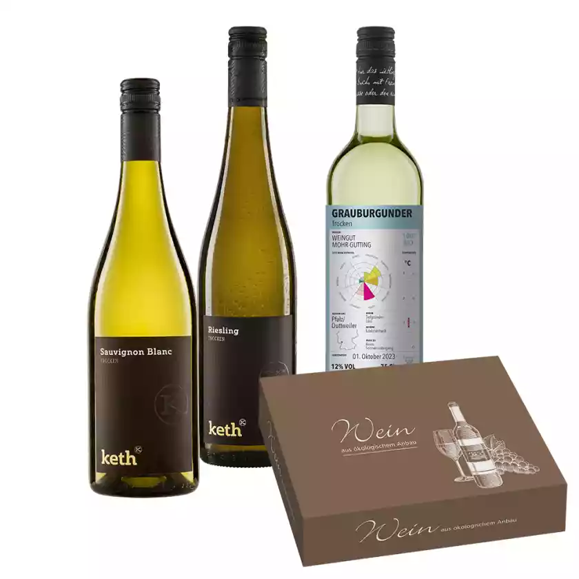 BIO Weißwein-Paket, 3 x 0,75 l