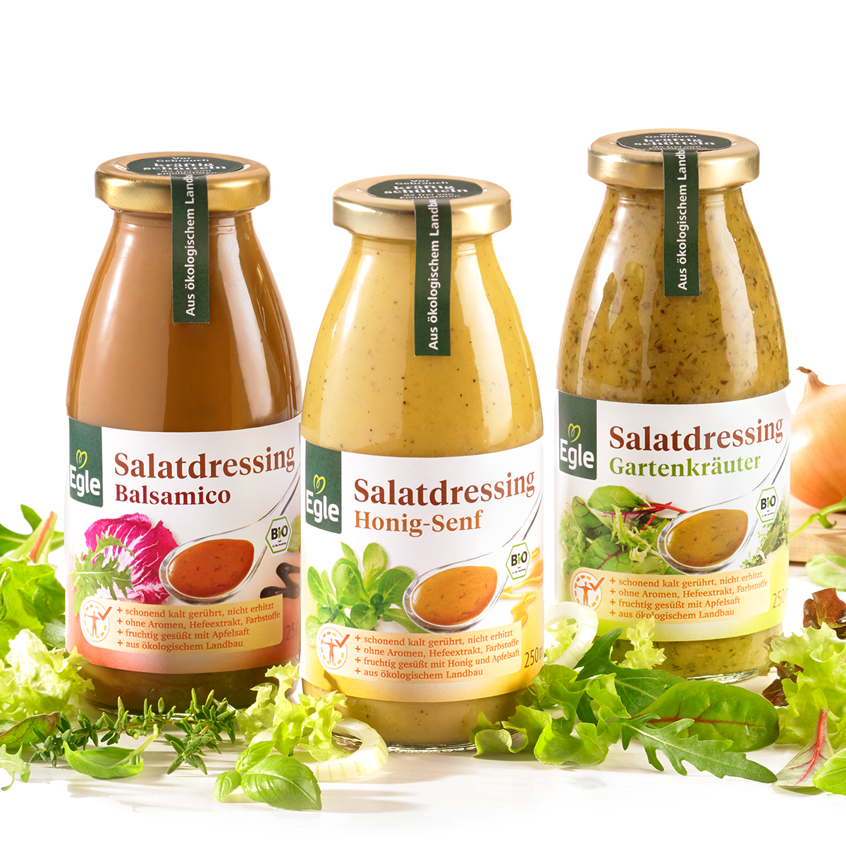 BIO Salatdressing Gartenkräuter, 250 ml