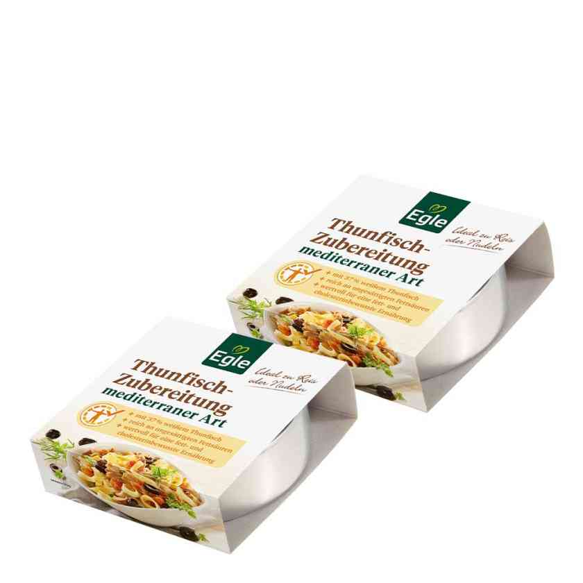 Thunfischzubereitung mediterrane Art, 2 x 190 g