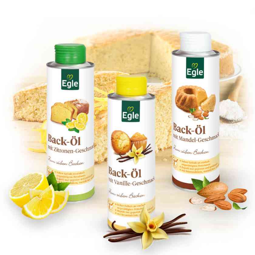 Backöl-Paket, 3 x 0,25 l