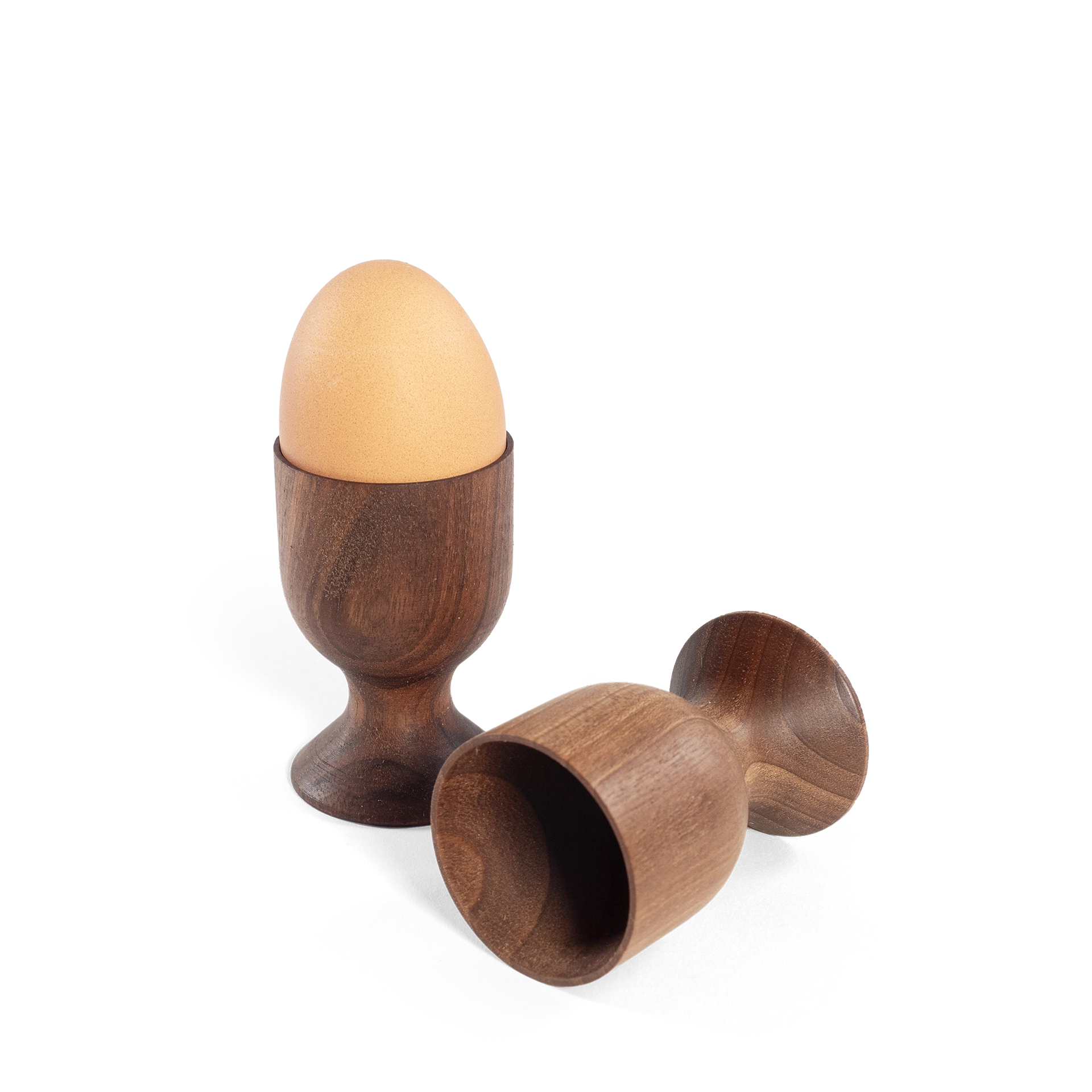 Holz-Eierbecher, 2er Set