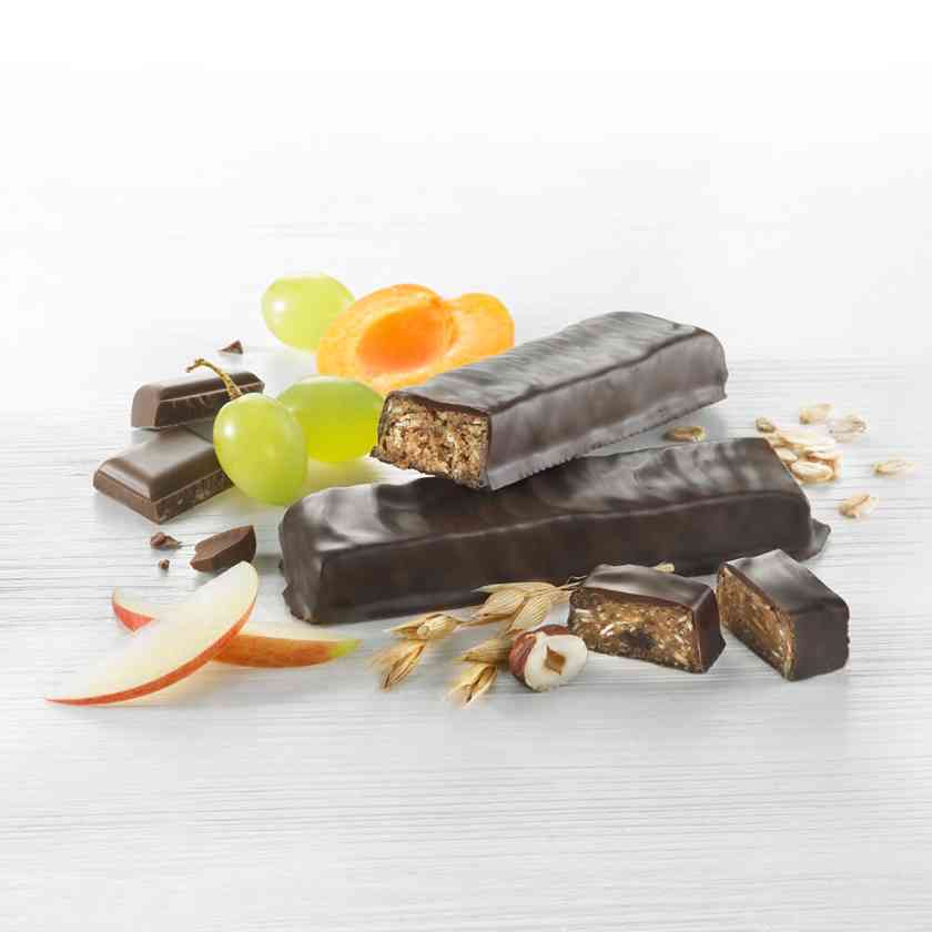 Vollkorn-Müslischnitten in Schokolade, 6 x 50 g