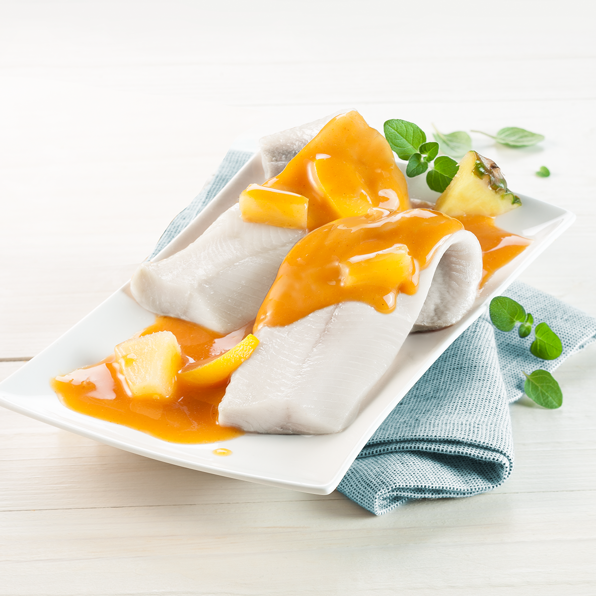 Heringsfilets in Curry-Ananas-Sauce, 190 g