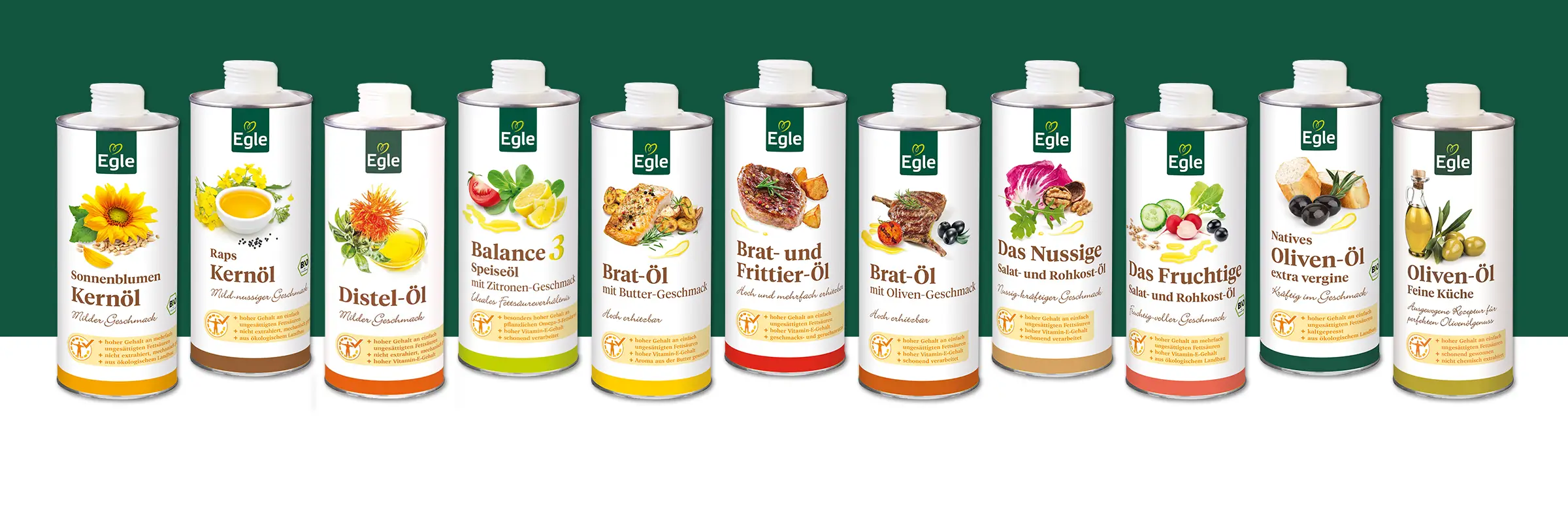 Speiseöle von Egle