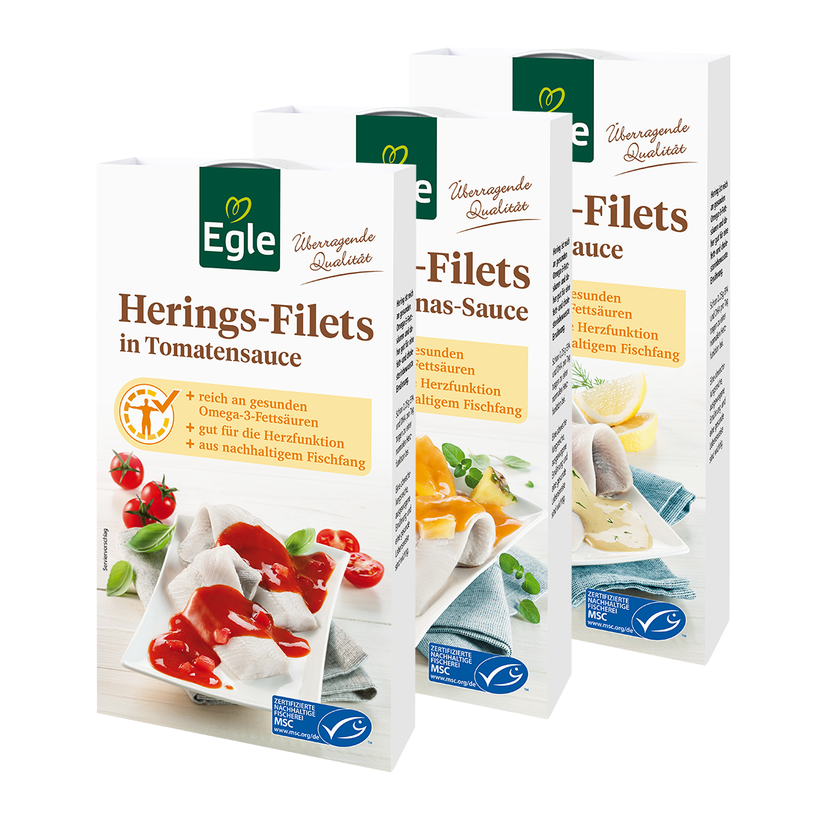 Herings-Paket, 3 x 190 g - Aktion