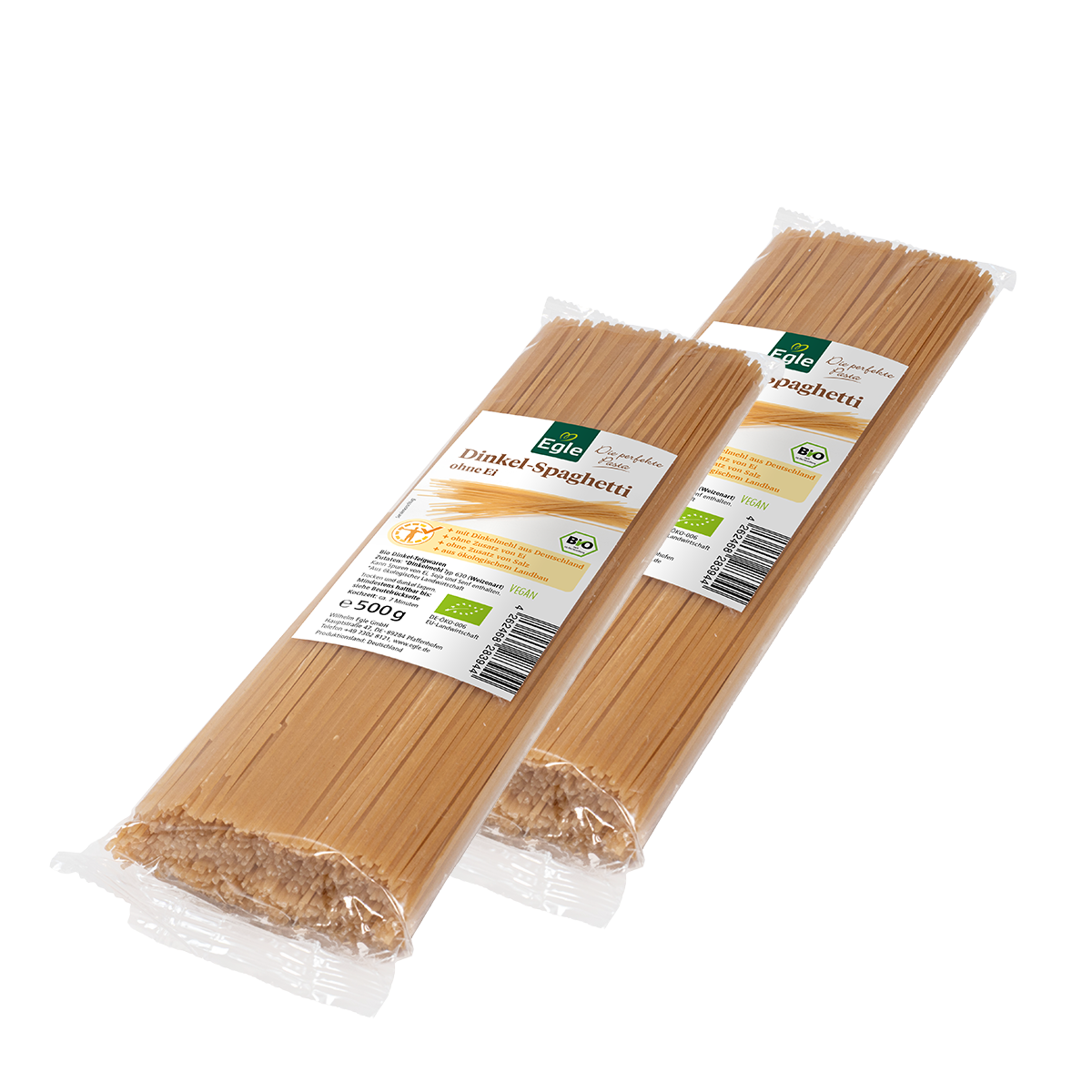BIO Dinkel-Spaghetti, 2 x 500 g