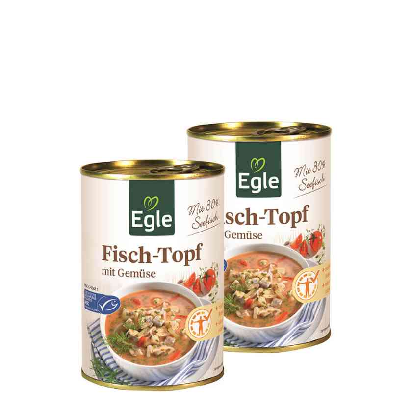 Fischtopf mit Gemüse, 2 x 410 ml