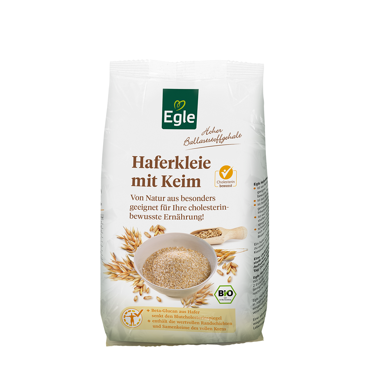 BIO Haferkleie mit Keim, 500 g