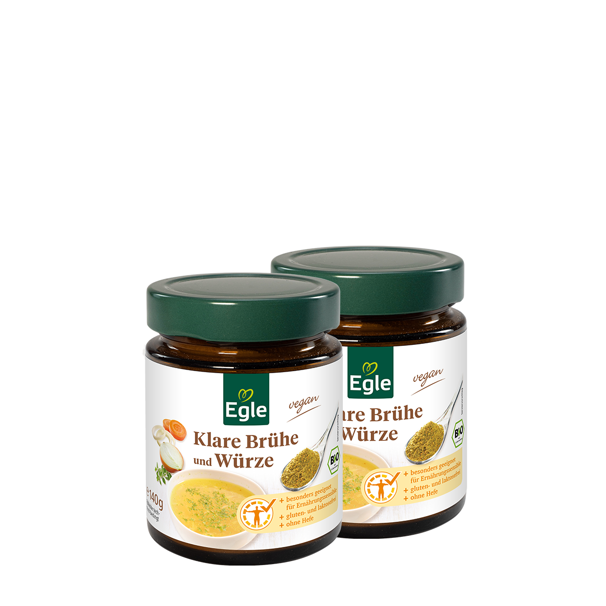 BIO Klare Brühe und Würze, 2 x 140 g
