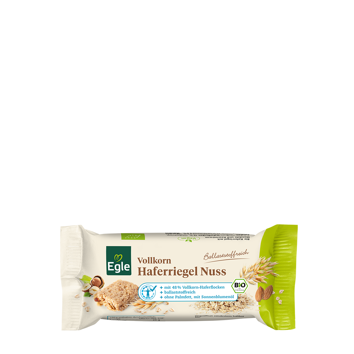 BIO Haferriegel Nuss, 50 g