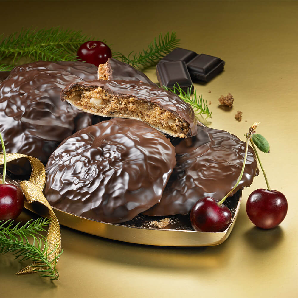 BIO Oblaten-Lebkuchen mit Kirschwasser, 175 g