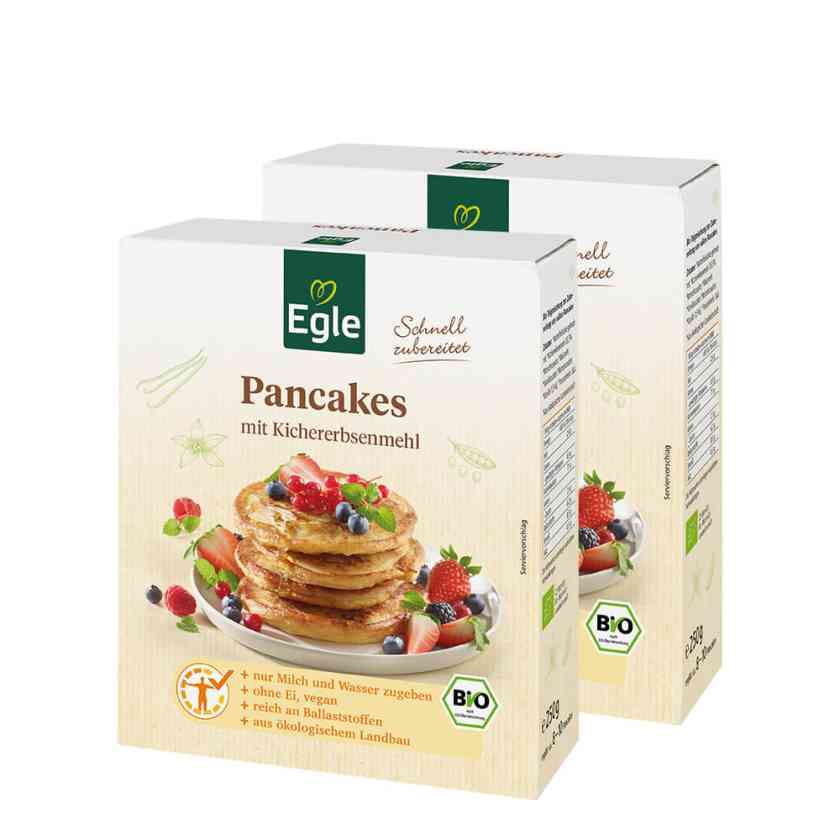 BIO Pancakes-Mischung, 2 x 250 g