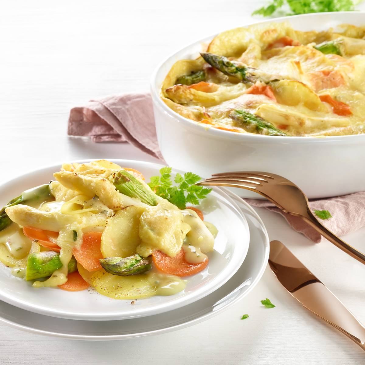 Spargelauflauf - Rezept-Paket