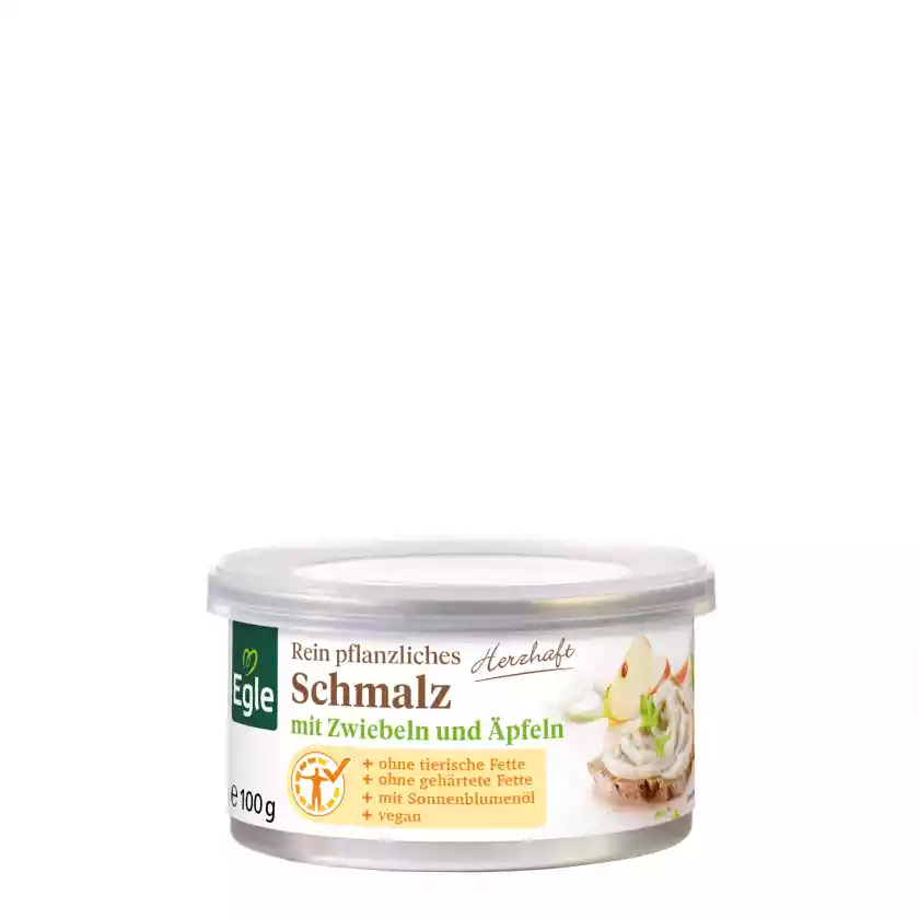 BIO Pflanzliches Schmalz mit Zwiebeln und Äpfeln, 100 g