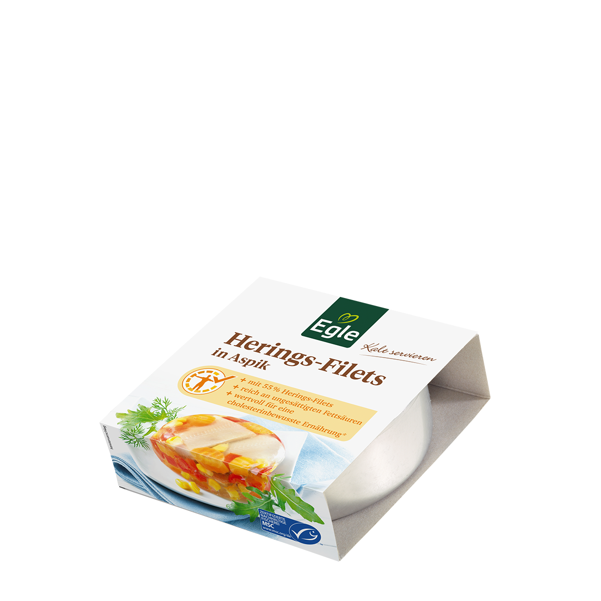 Heringsfilets in Aspik, 200 g