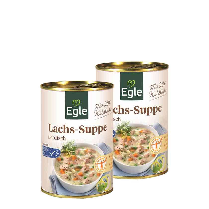 Nordische Lachssuppe, 2 x 410 ml