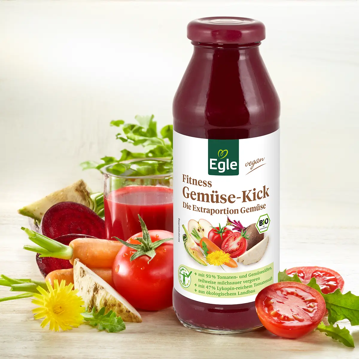 BIO Fitness Gemüse-Kick, 3 x 280 ml